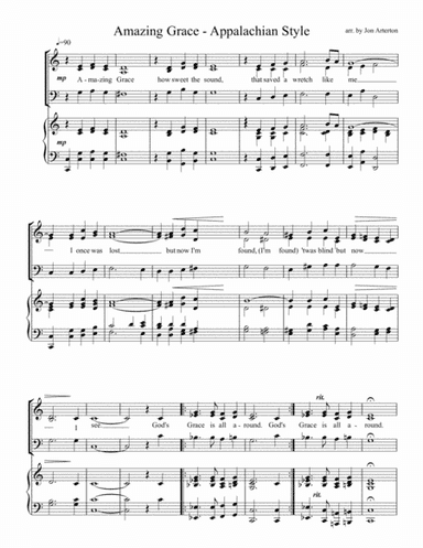 Amazing Grace - Appalachain Style (arr. Jon Arterton)