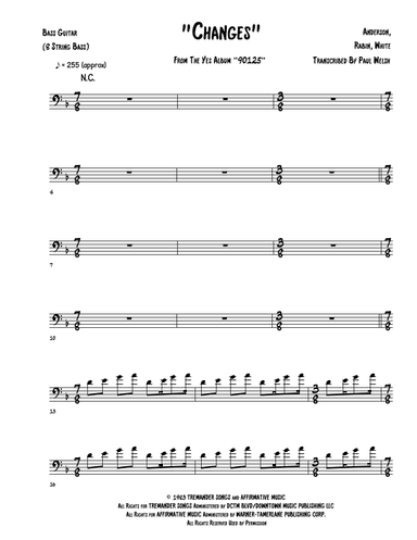 Changes (arr. P Welsh)