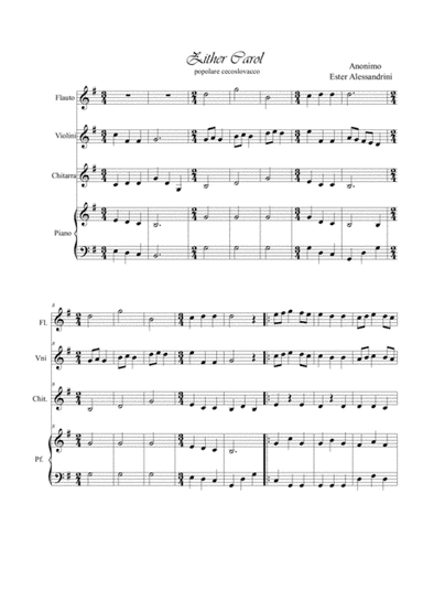 Zither Carol quartet (arr. Ester Alessandrini)