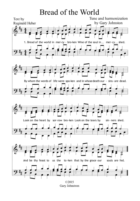 Bread of the World (arr. Gary C. Johnston)