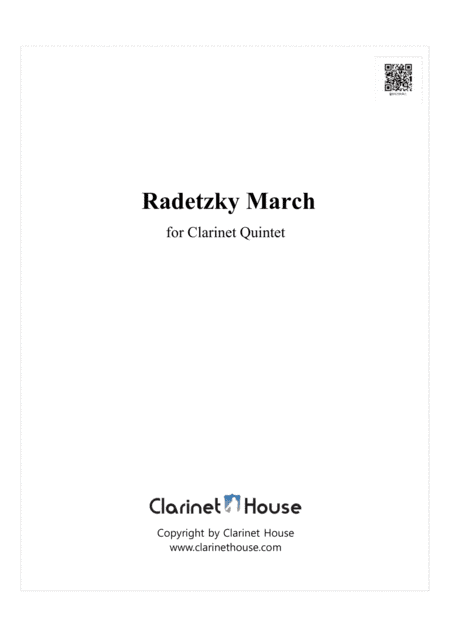 Radetzky March for Clarinet Quintet (arr. Clarinet House)