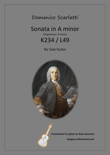 Sonata K234 / L49 (arr. Rafa Guerrero)