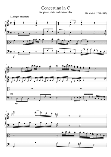 Concertino in C (arr. Tabitha Kierszka)