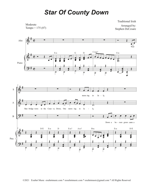 Star Of County Down (SAB) (arr. Stephen DeCesare)