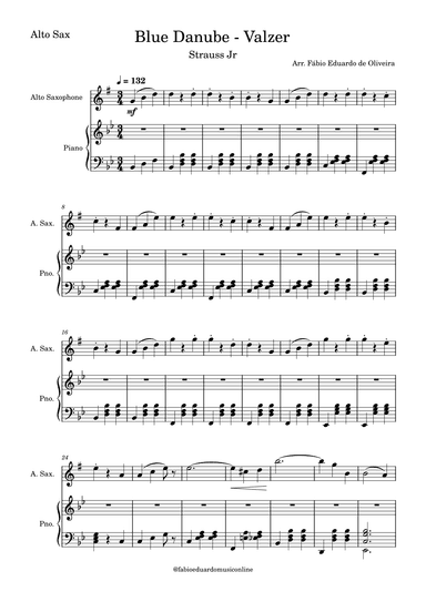 The Blue Danube (Strauss) (arr. Fabio Eduardo de Oliveira)