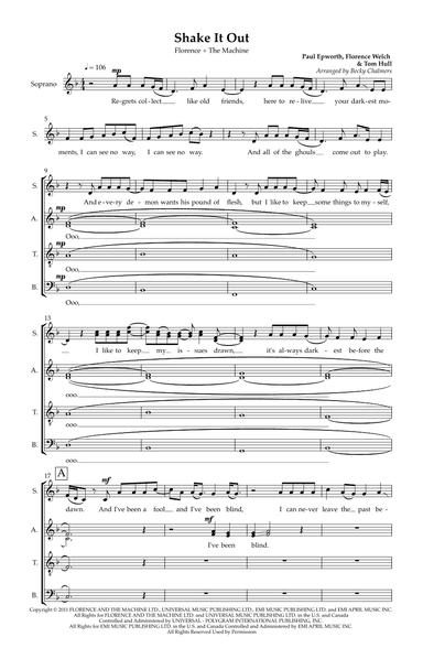 Shake It Out (arr. Becky Chalmers)