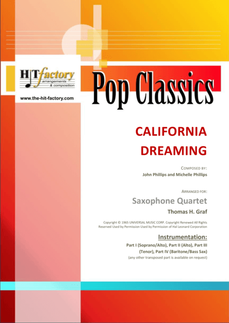 California Dreamin' (arr. Thomas H. Graf)