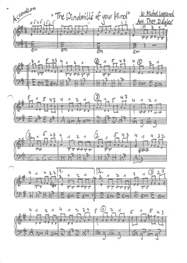 The Windmills Of Your Mind (arr. Theo Degler)