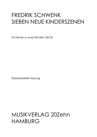 Sieben Neue Kinderszenen