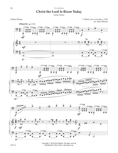 Christ the Lord Is Risen Today (arr. Peter Hilliard)