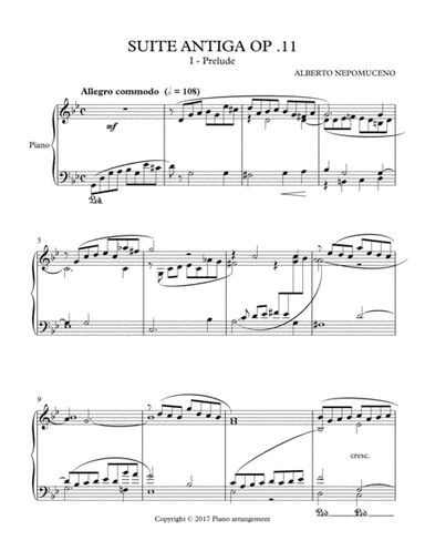 SUITE ANTIGA OPUS 11 (arr. Globrazil)