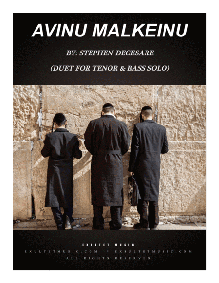 Avinu Malkeinu (Duet for Tenor and Bass Solo)