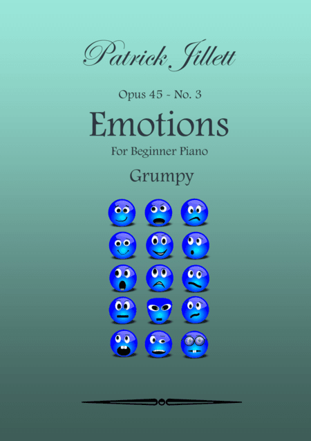 Emotions - For Beginner Piano No. 3 - Grumpy
