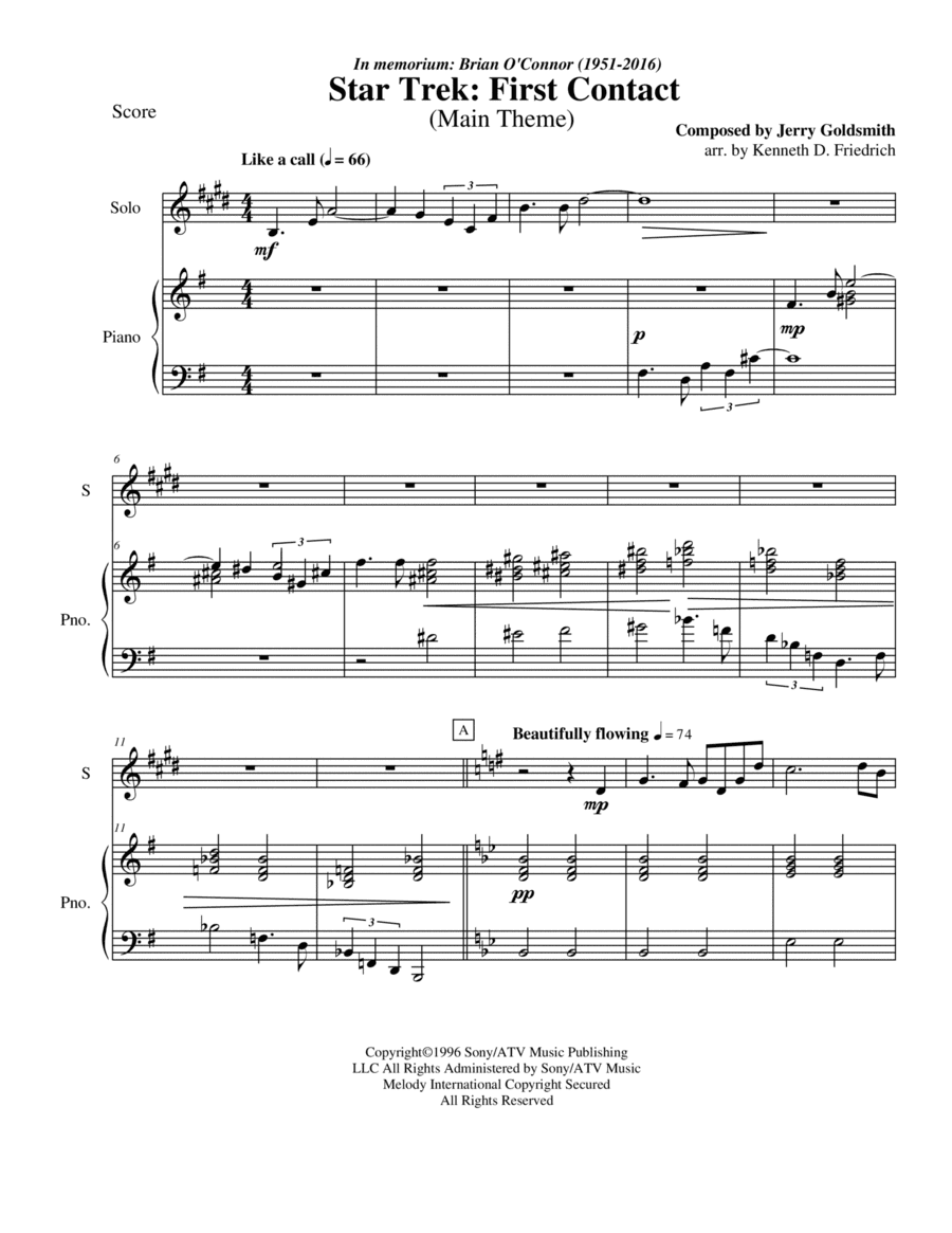 Star Trek(r) First Contact (arr. Kenneth D. Friedrich)