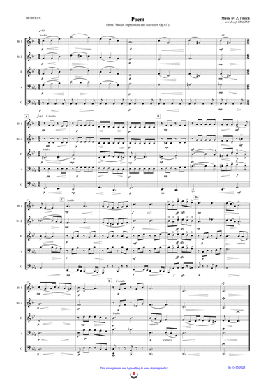 Poem (arr. Josef STASTNY)