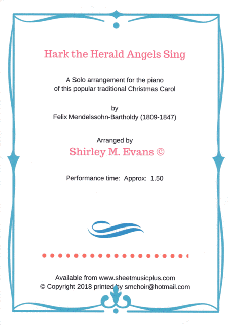Hark the Herald Angels Sing (arr. Shirley M. Evans)