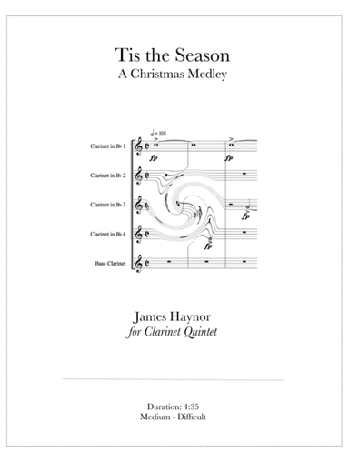 Tis the Season for Clarinet Quintet (arr. James Haynor)