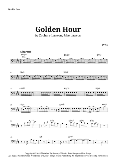 Golden Hour (arr. Langanho)