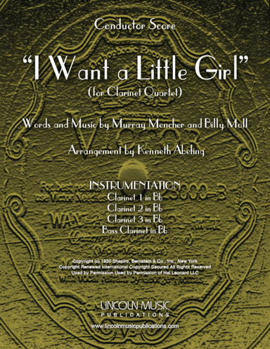 I Want A Little Girl (arr. Kenneth Abeling)