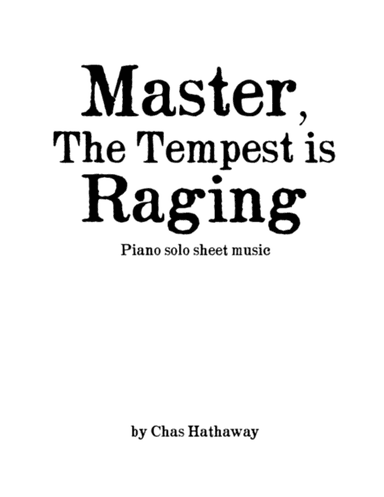 Master the Tempest is Raging