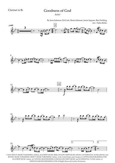 Goodness Of God (arr. Fabio Britto)