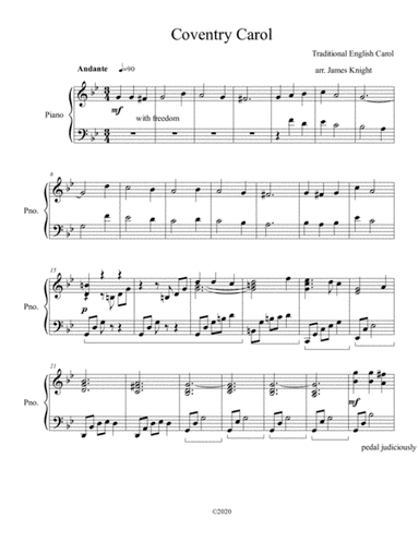 Coventry Carol (arr. James Knight)
