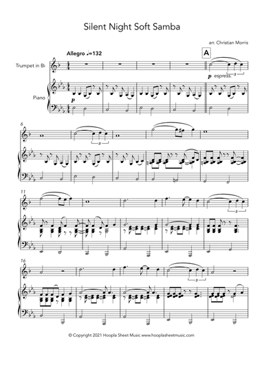 Silent Night Soft Samba (arr. Christian Morris)