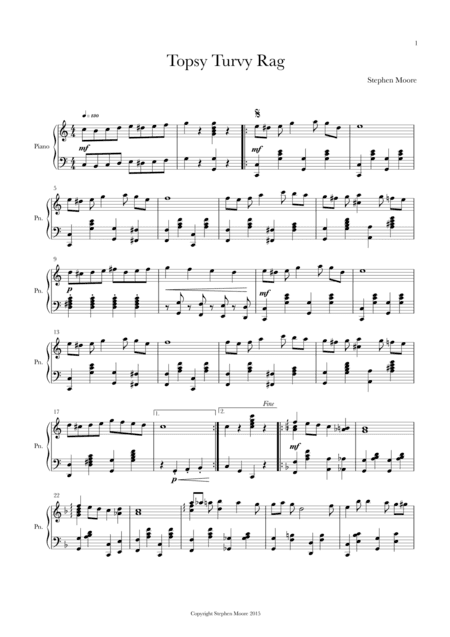 Topsy Turvy Rag