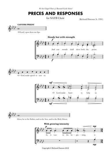 Preces and Responses