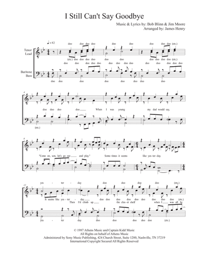 I Still Can't Say Goodbye (arr. James Henry)