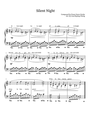 Silent Night (arr. Lisa Ruping Cheng)