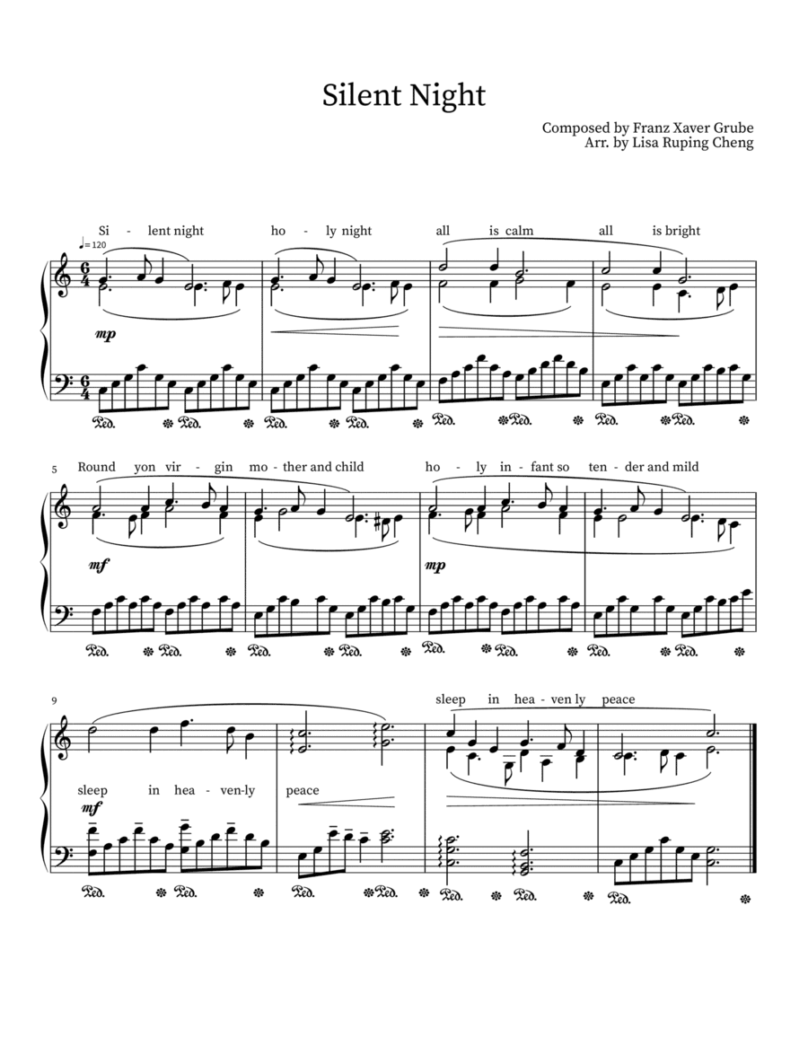 Silent Night (arr. Lisa Ruping Cheng)