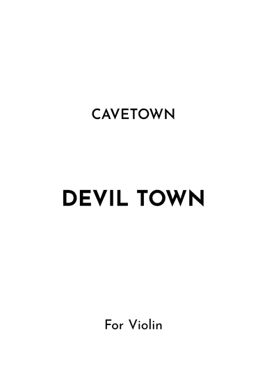 Devil Town (arr. Jireh J.)