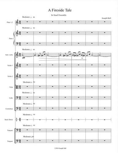 A Fireside Tale ( for small ensemble )