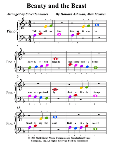 Beauty And The Beast (arr. SilverTonalities)