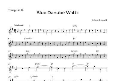 Blue Danube Waltz (arr. Alex Nunes Rodrigues)