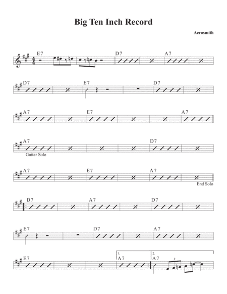 Big Ten Inch Record (arr. David M Fagnant)