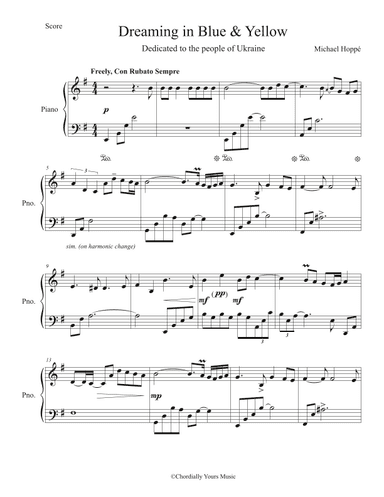 Dreaming in Blue & Yellow