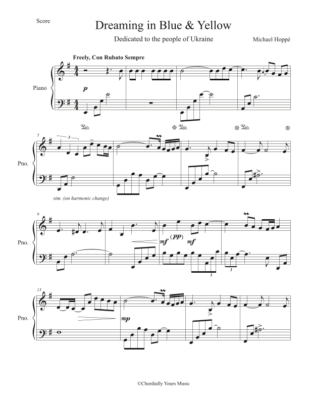 Dreaming in Blue & Yellow