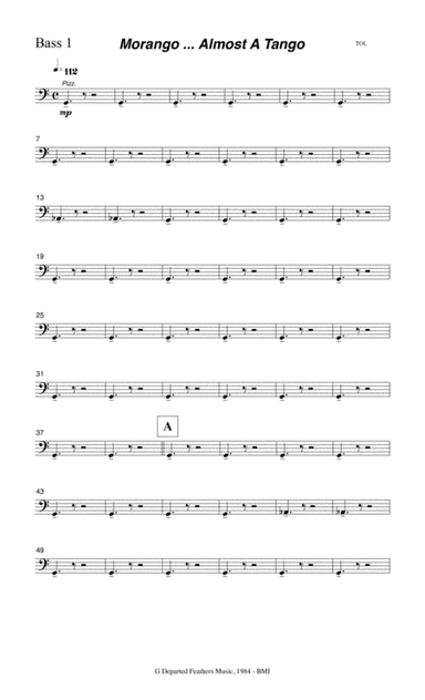 Morango ... almost a tango (1984 string orchestra) Double bass 1 part