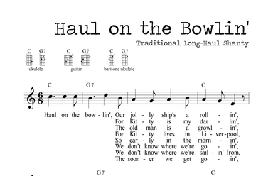 Haul on the Bowlin' (Sea Chanty) (arr. M. Ryan Taylor)