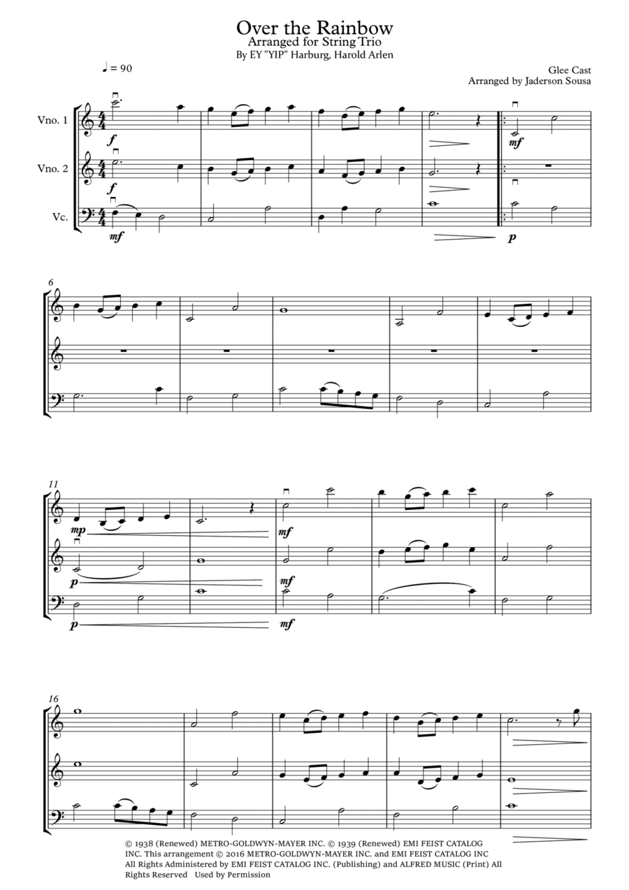 Over The Rainbow (arr. Jaderson Sousa)