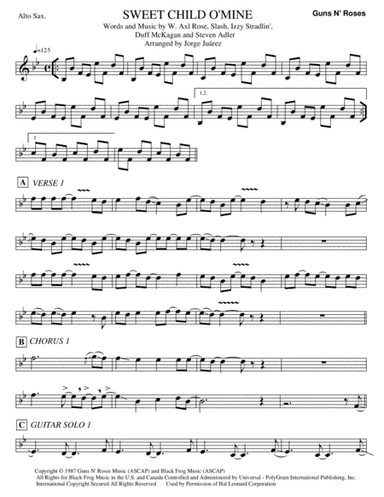 Sweet Child O' Mine (arr. Georgie Guitar)