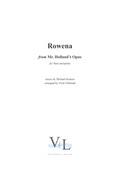 Rowena (arr. Vicki Falkland)