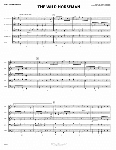 The Wild Horseman (for Flex Brass Quintet) (arr. Tim Waters)