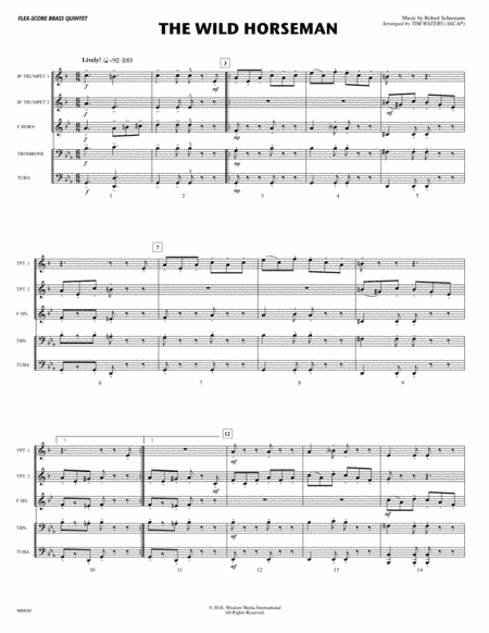 The Wild Horseman (for Flex Brass Quintet) (arr. Tim Waters)