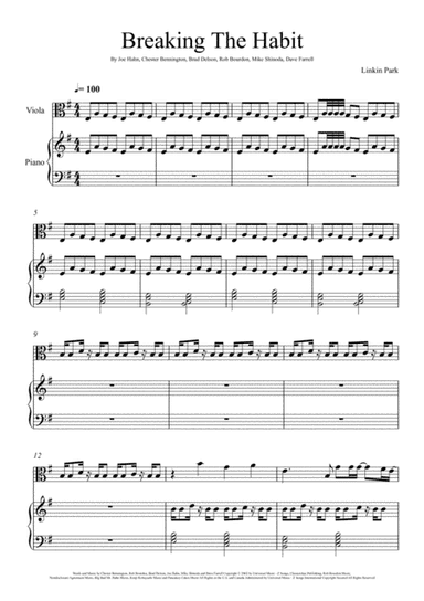 Breaking The Habit (arr. André Laitano)