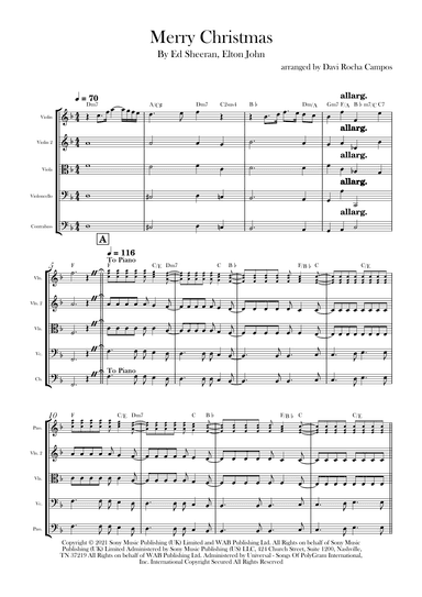 Merry Christmas (arr. Davi Rocha Campos)