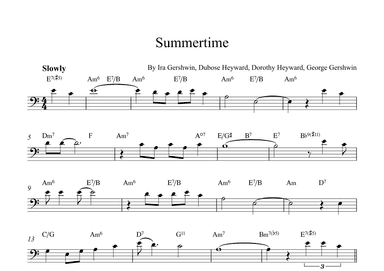 Summertime (arr. Alex Nunes Rodrigues)