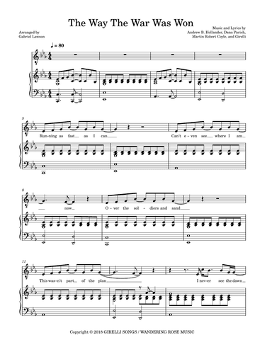 The Way The War Was Won (arr. Gabriel Lawson)